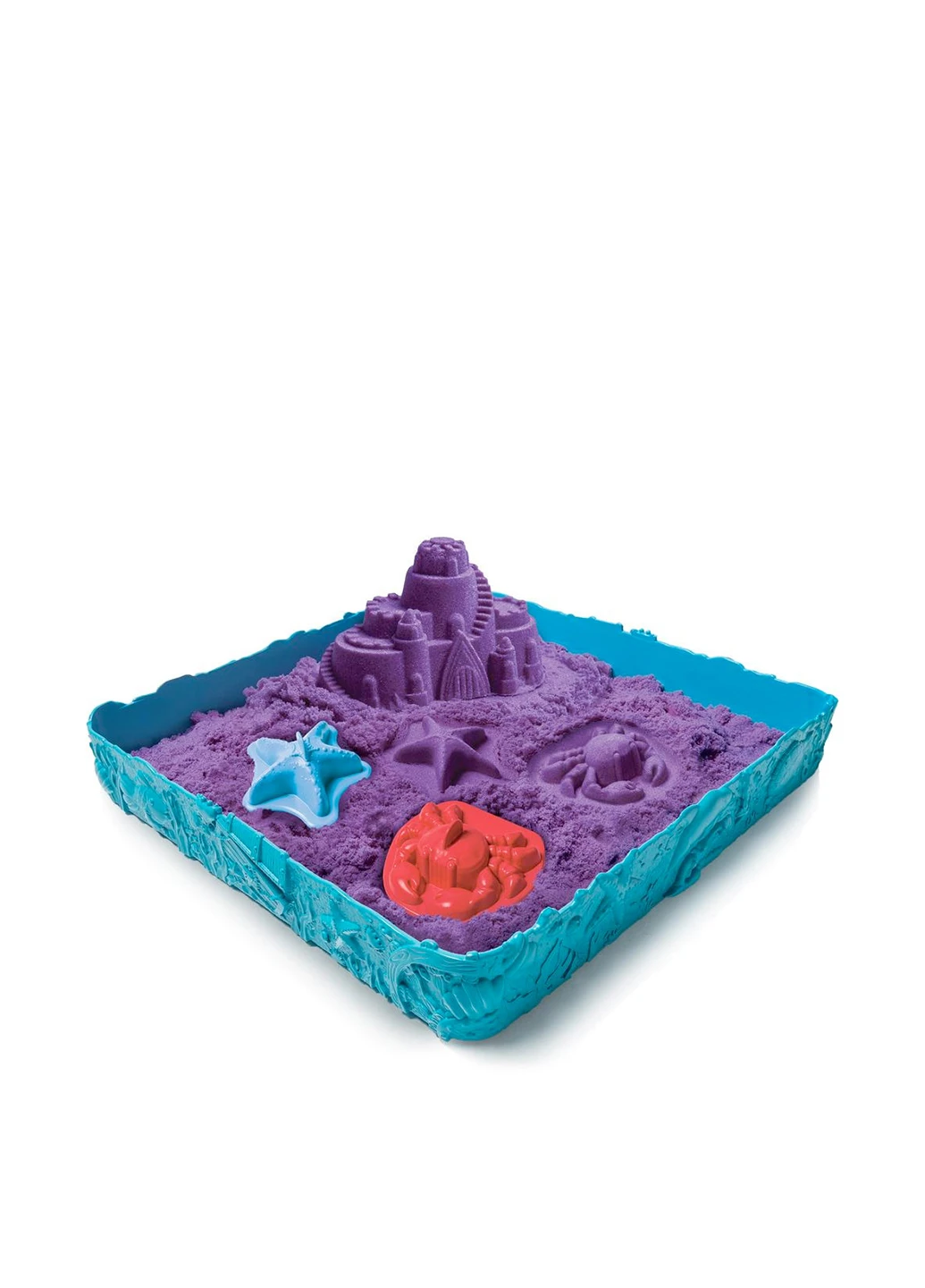 Набор песка для детского творчества - KINETIC SAND ЗАМОК ИЗ ПЕСКА (фиолетовый, 454 г, формочки, лото Wacky-Tivities (27281388)