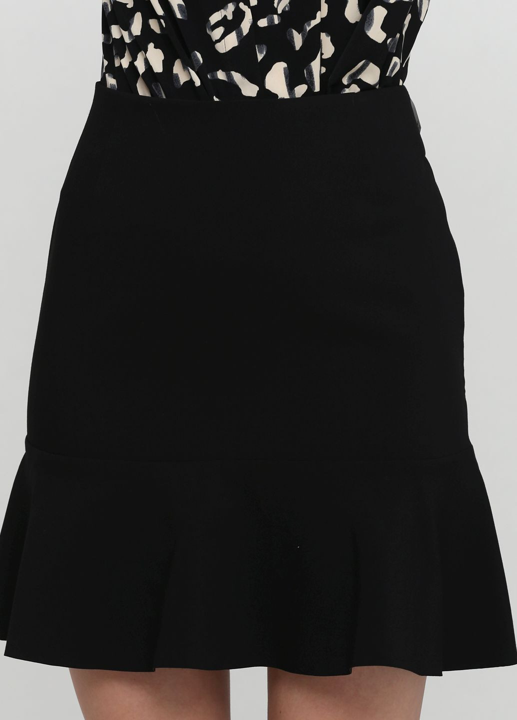 Черная кэжуал юбка H&M годе