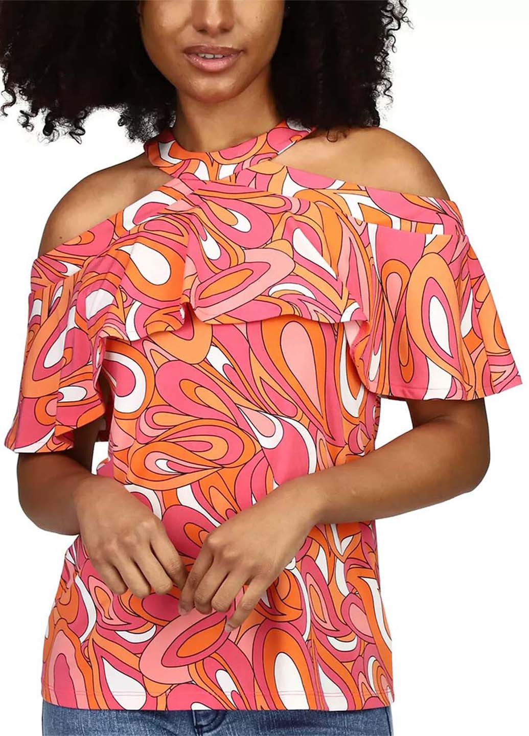 Комбинированная блуза Michael Kors