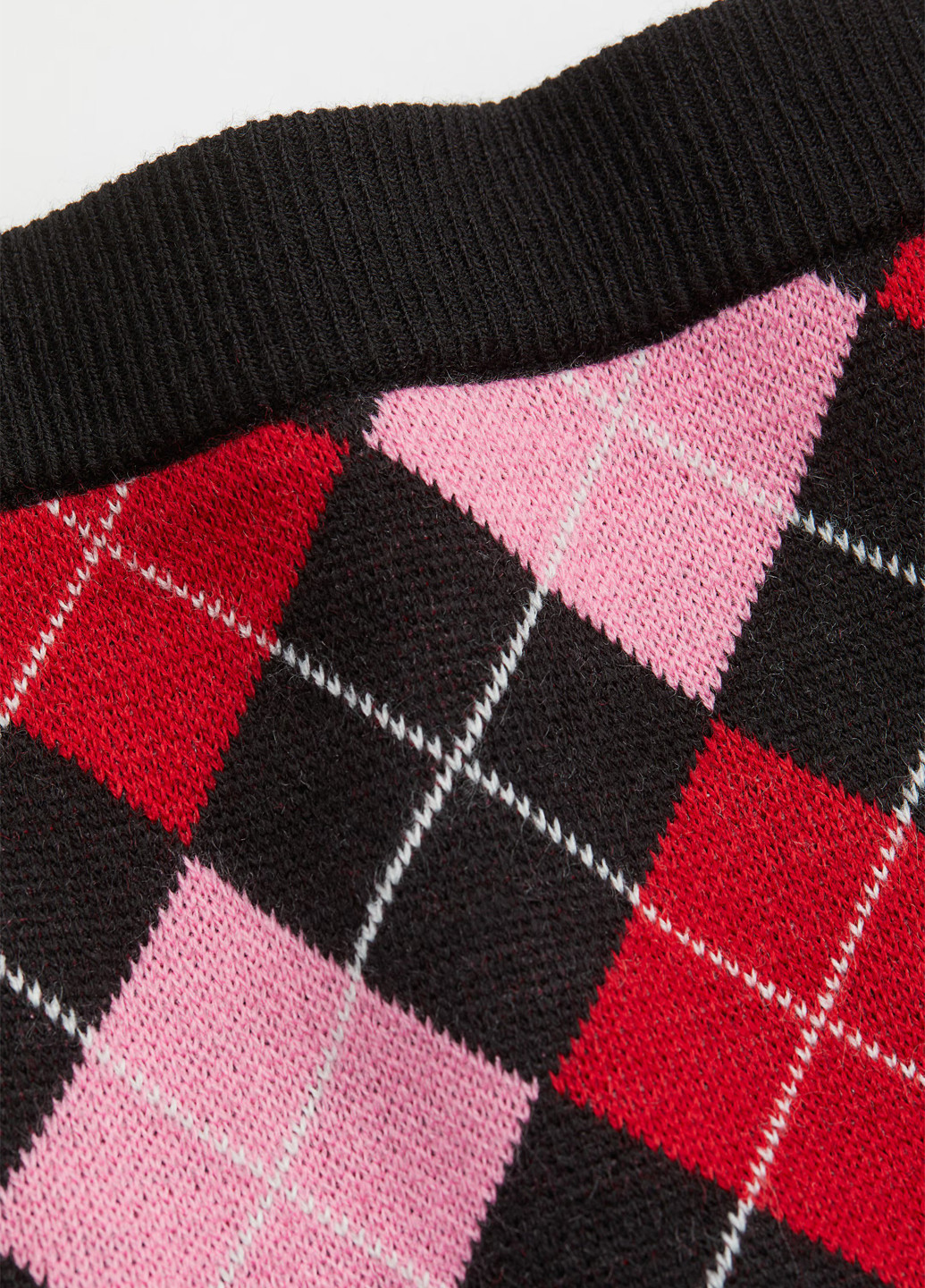 Разноцветная кэжуал с геометрическим узором юбка H&M