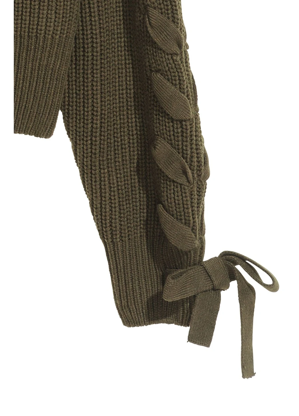 В'язаний джемпер зі шнурівкою H&M (250139975)