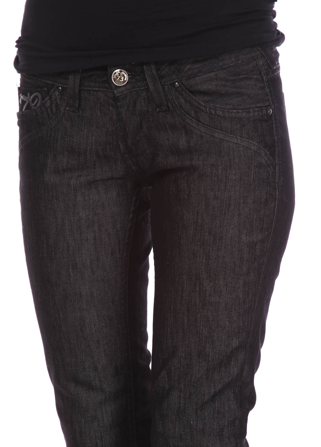 Черные кэжуал демисезонные прямые брюки Pepe Jeans