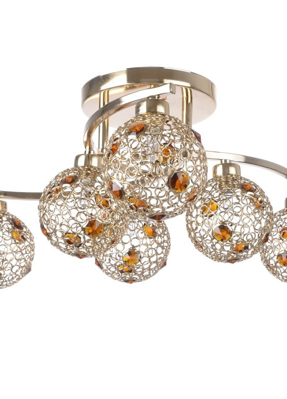 Люстра потолочная молекула галогенная BR-384S/6 G9 G Brille (253887739)