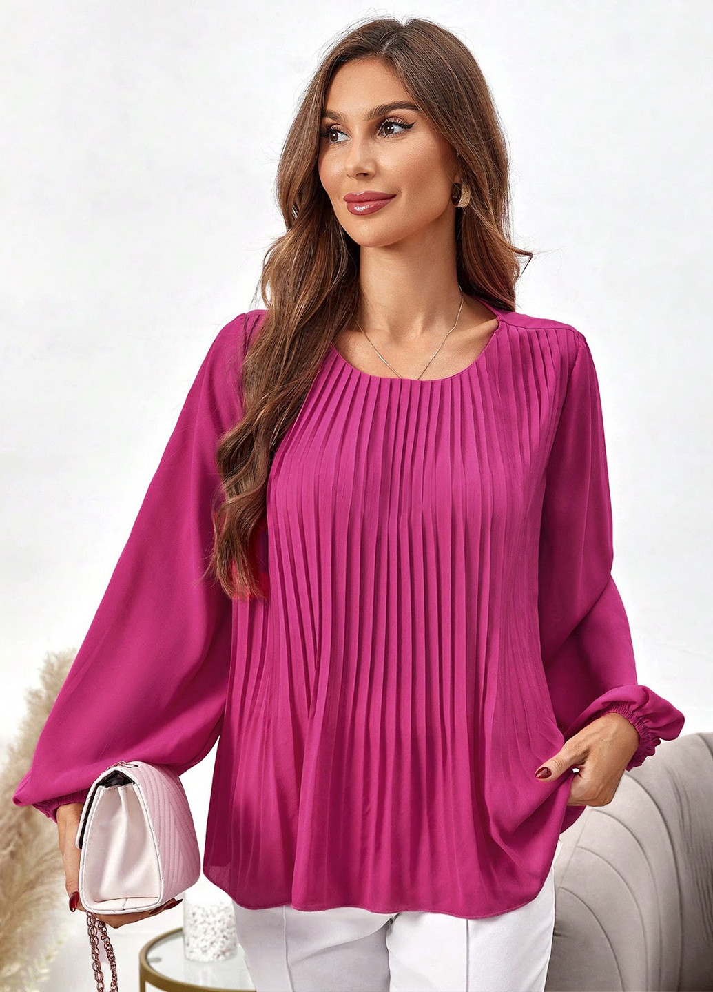 Рожева блузка SHEIN