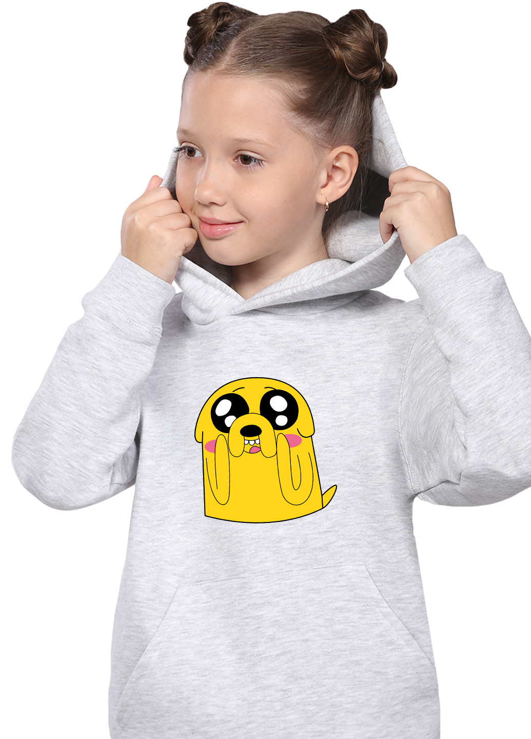 Худі для дівчат Джейк пес Час Пригод (Adventure Time) Кенгуру дитячий (9298-1577) MobiPrint (219061036)