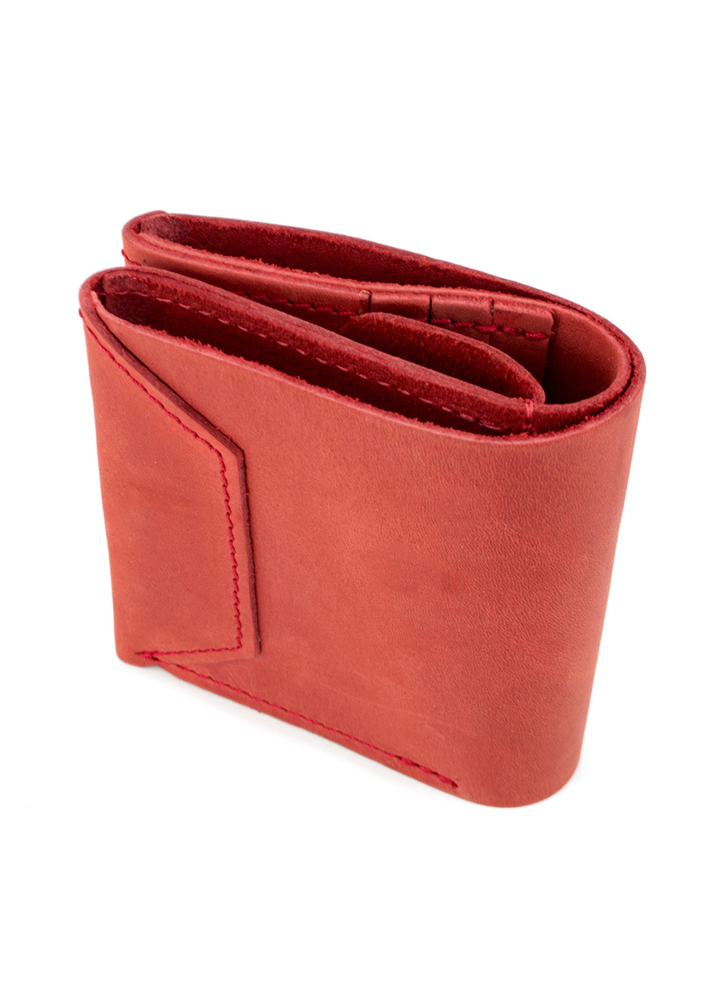 Жіночий подарунковий набір №44 червоний (гаманець, 2 обкладинки, ключниця) в коробці HandyCover (206521422)