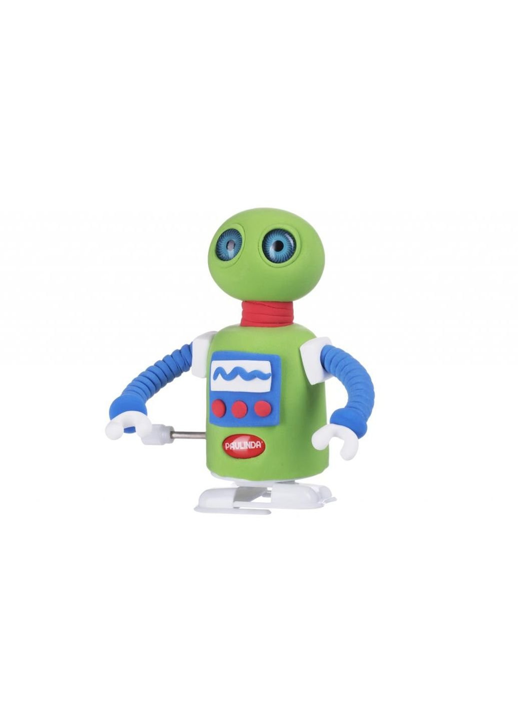 Набор для творчества Super Dough Robot заводной механизм (шагает), зеленый (PL-081178-5) PAULINDA (249597553)