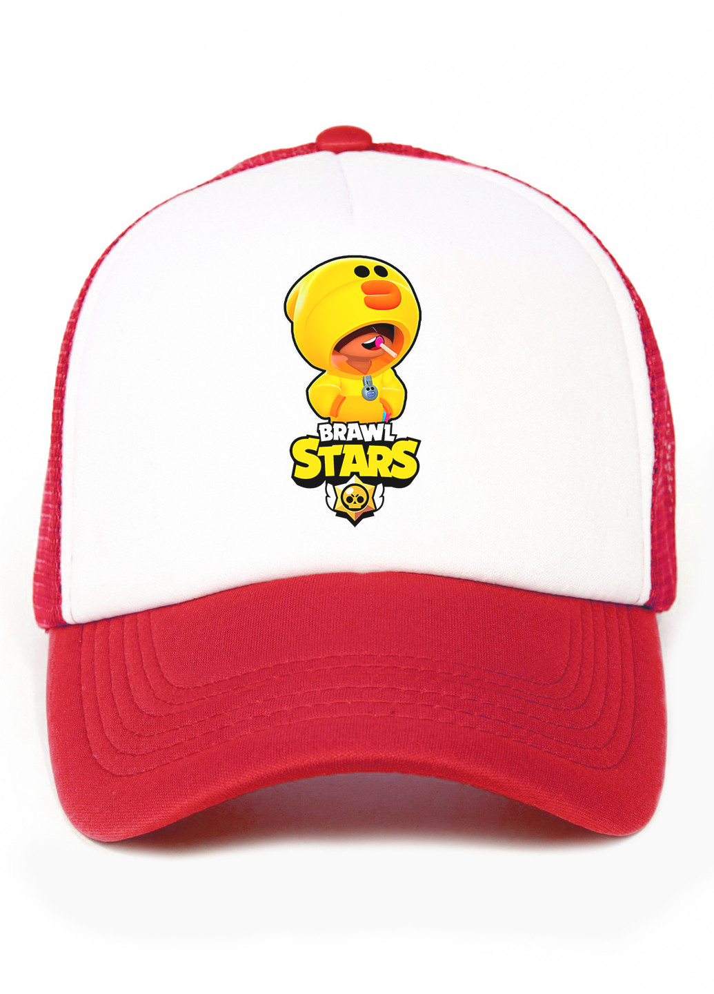 Кепка Тракер дитяча Леон Качка Курча Бравл Старс (Leon Sally Brawl Stars) (33404-1020) MobiPrint (220769574)