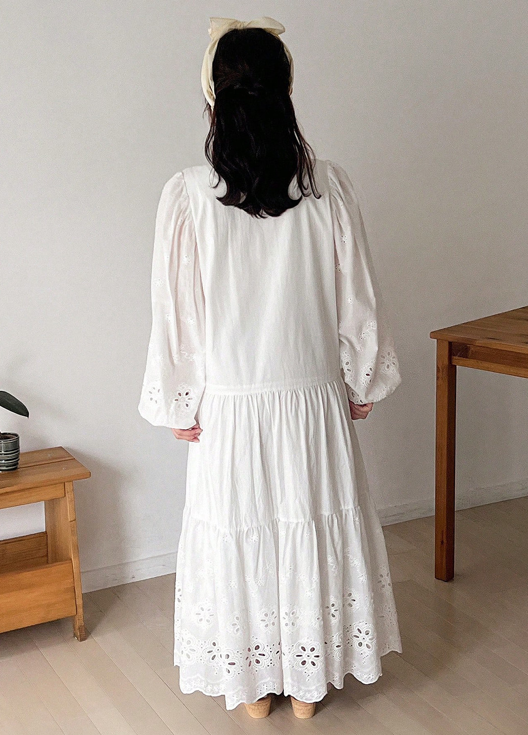 Білий кежуал сукня а-силует SHEIN однотонна