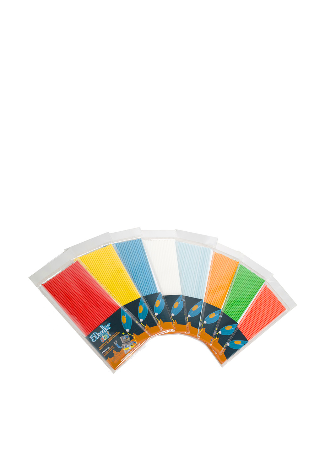 Набір стрижнів для 3D-ручки (сірий, 24 шт) 3Doodler Start (157724532)