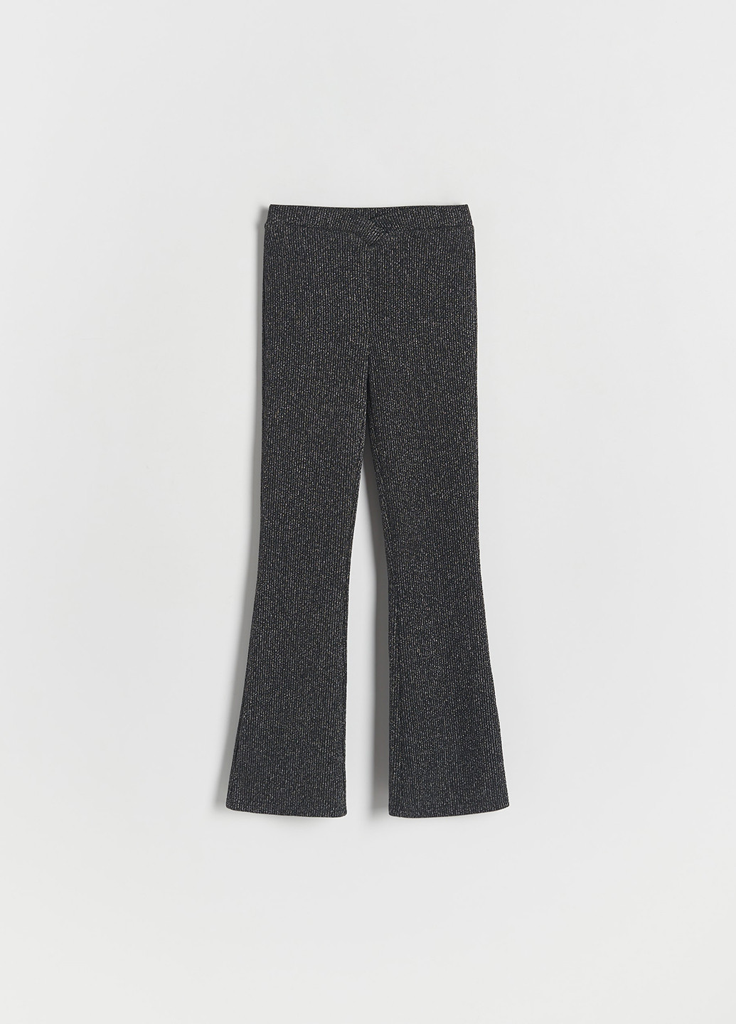 Черные кэжуал демисезонные клеш брюки Reserved