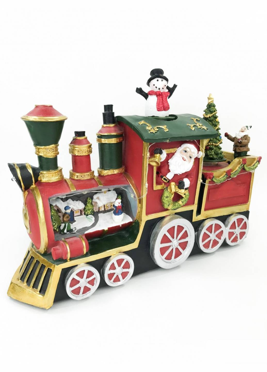 Новорічний декор "Санта на паровозі" N6-14 Art (254316469)