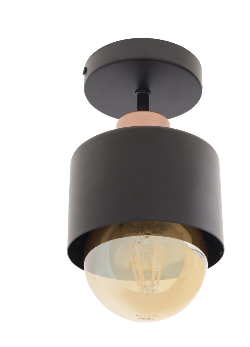 Люстра на одну лампочку у вітальню BKL-911S/1 E27 BK/RG Brille (253888007)