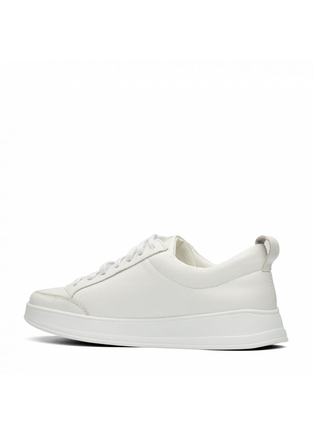 Белые демисезонные кроссовки кожаные женские 180415 No Brand
