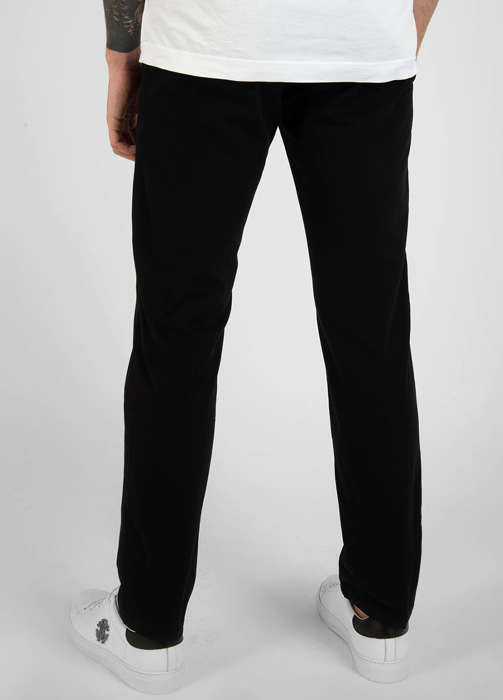 Черные кэжуал демисезонные брюки DOLCE&GABBANA