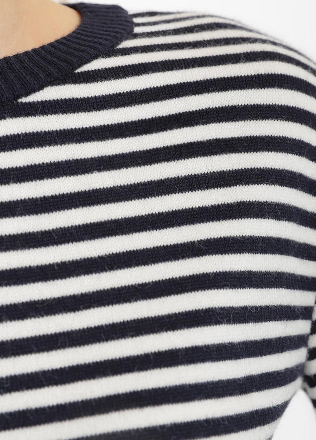 Черно-белый демисезонный свитер джемпер Sewel