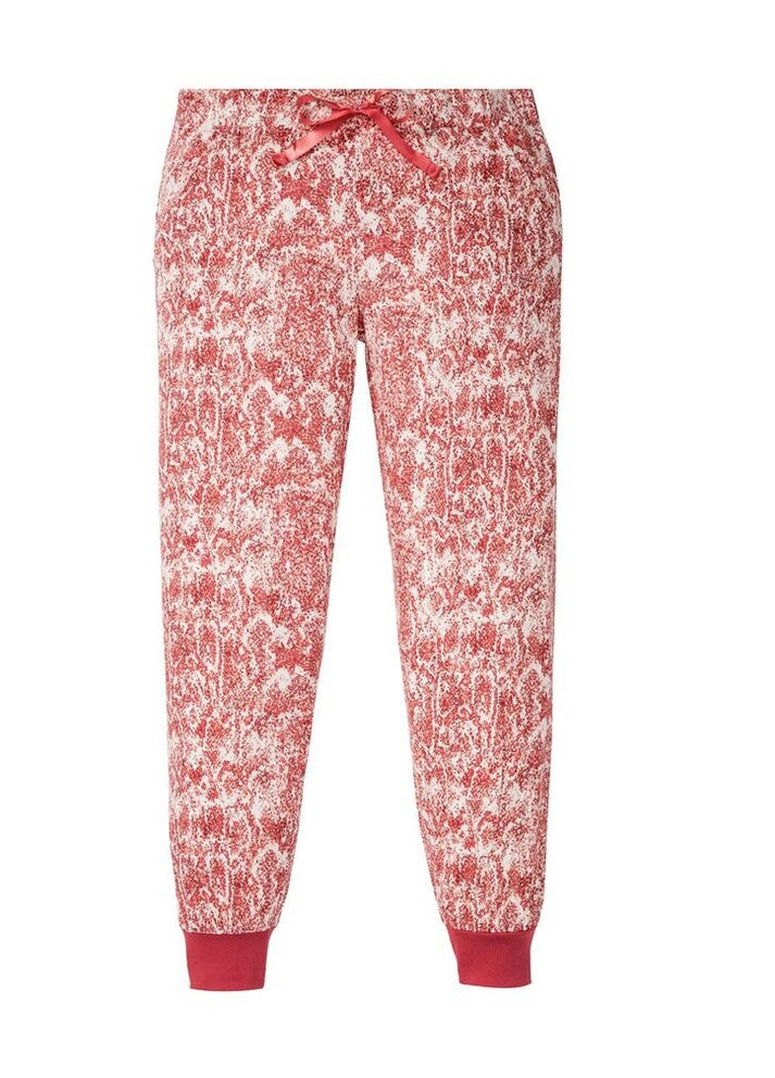 Червона всесезон жіноча піжама лонгслив + брюки Esmara