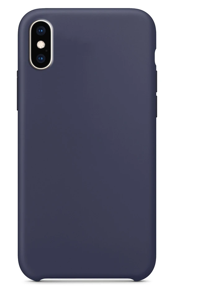 Чохол Silicone Case without Logo (AA) для Apple iPhone XS Max (6.5 ') Синій / Midnight Blue (is_00000032492_12) Epik (229727522)