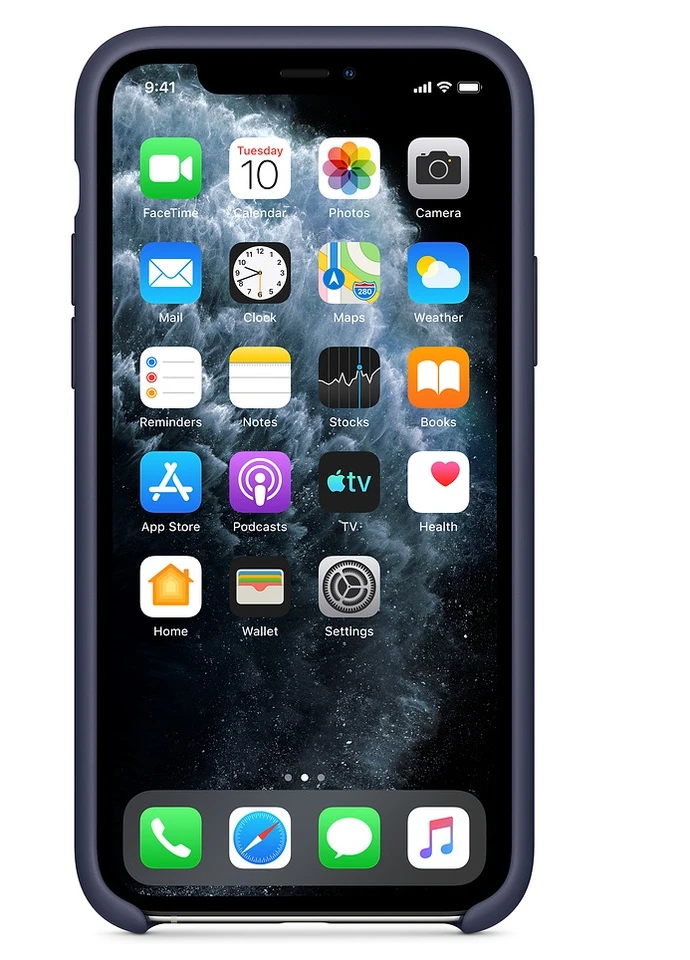 Чохол Silicone Case without Logo (AA) для Apple iPhone XS Max (6.5 ') Синій / Midnight Blue (is_00000032492_12) Epik (229727522)