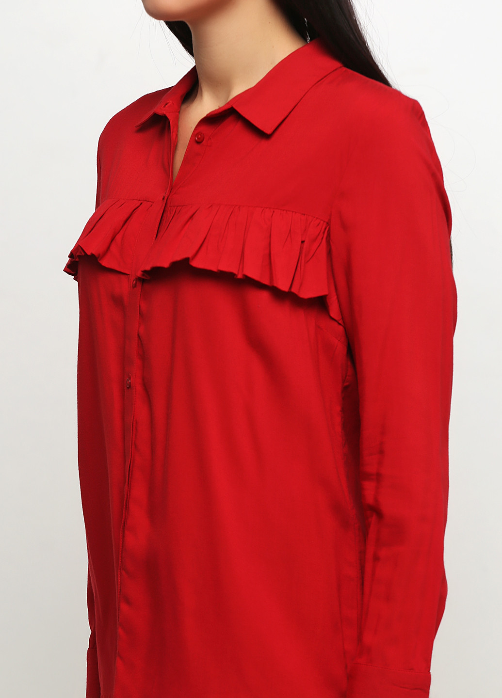 Красная демисезонная блуза BRANDTEX COPENHAGEN