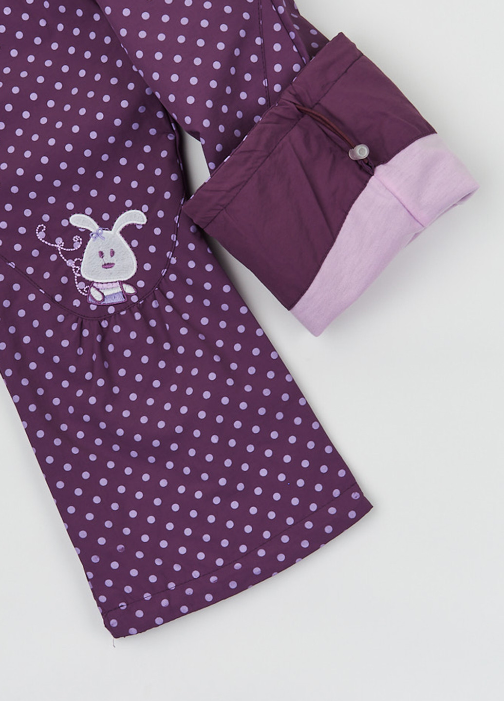 Фіолетовий демісезонний костюм (вітровка, брюки, реглан) Aimico