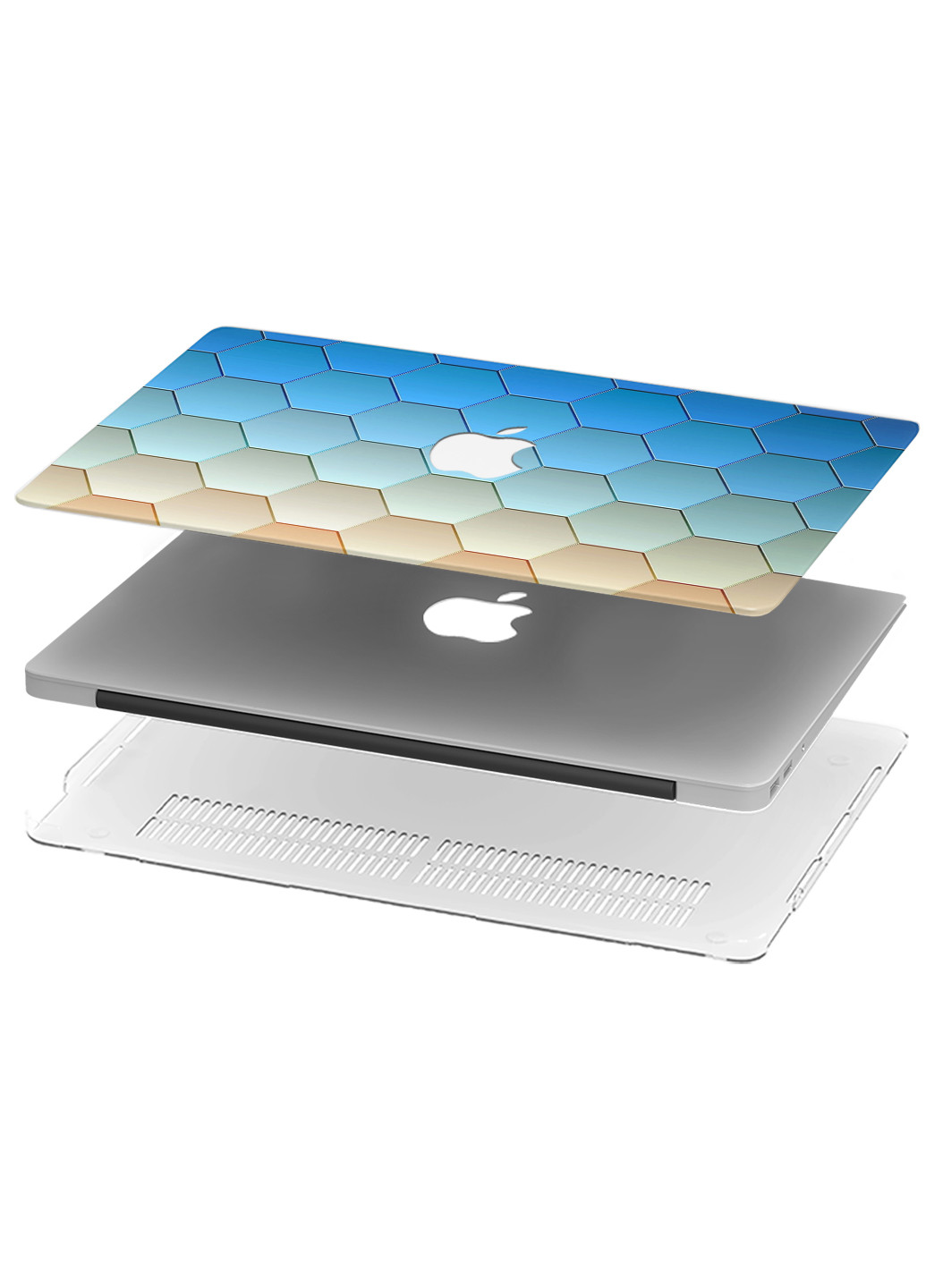 Чохол пластиковий для Apple MacBook Air 13 A1466 / A1369 Ромби (Rombs) (6351-1853) MobiPrint (218528617)