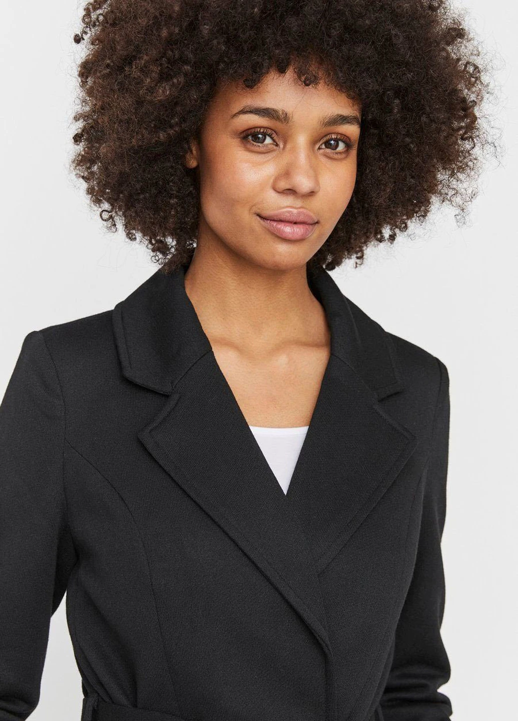 Черное демисезонное Пальто Vero Moda
