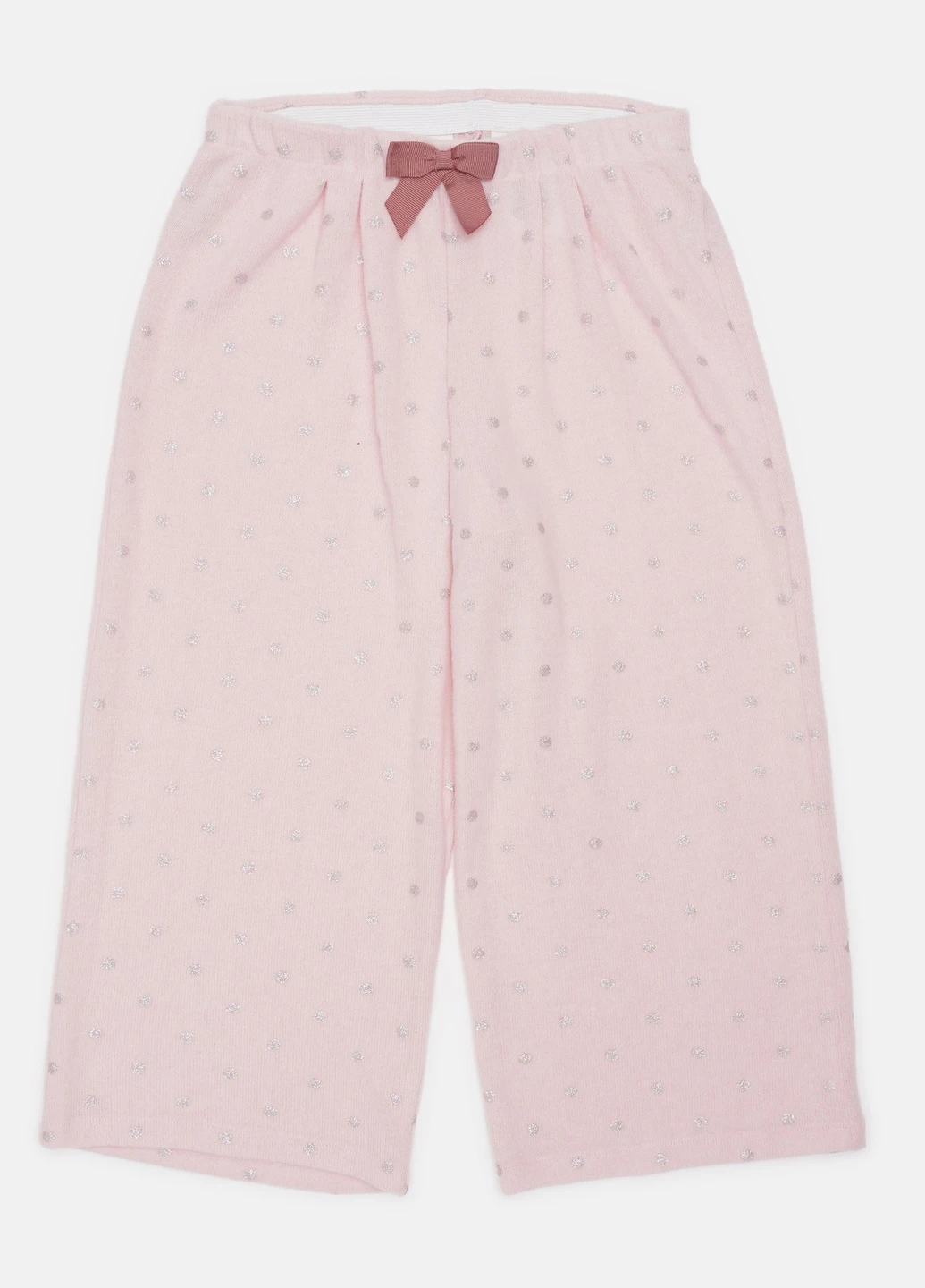 Розовые кэжуал летние брюки H&M