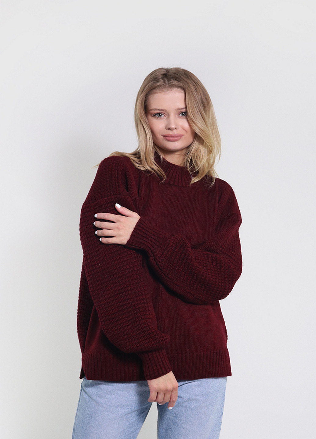 Теплый женский свитер Mari-Knit (253475210)