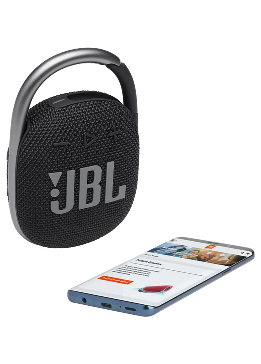 Портативна акустика Clip 4 Black (JBLCLIP4BLK) Чорний JBL (244631925)