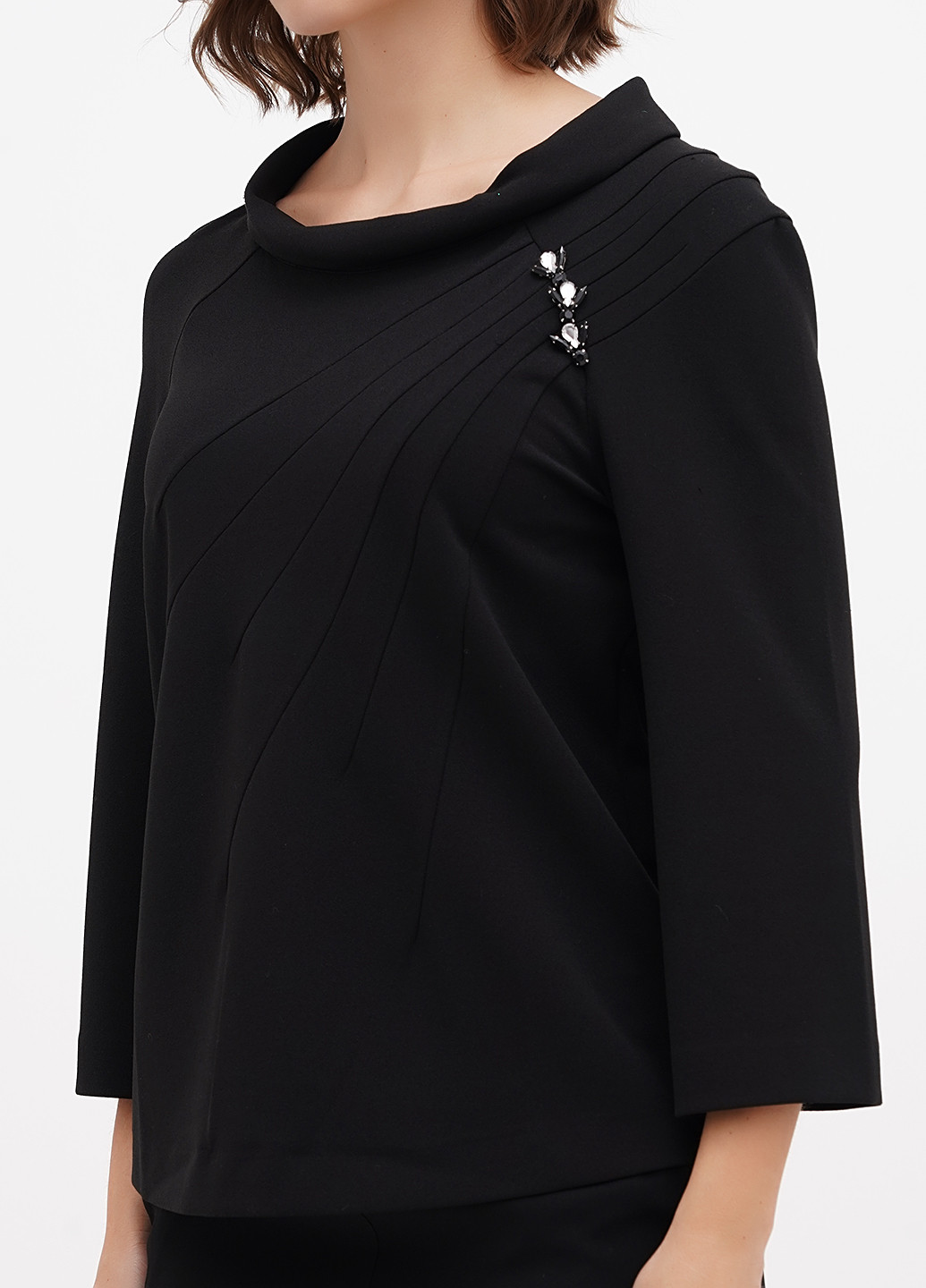 Чорна блуза Sassofono