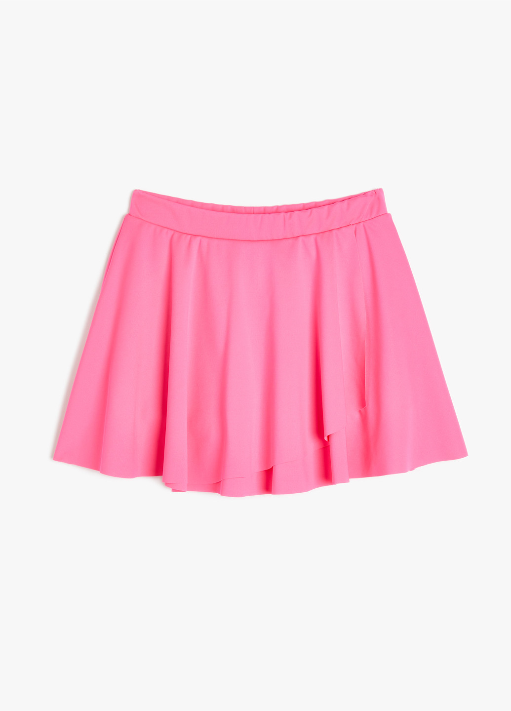 Розовая кэжуал однотонная юбка KOTON клешированная