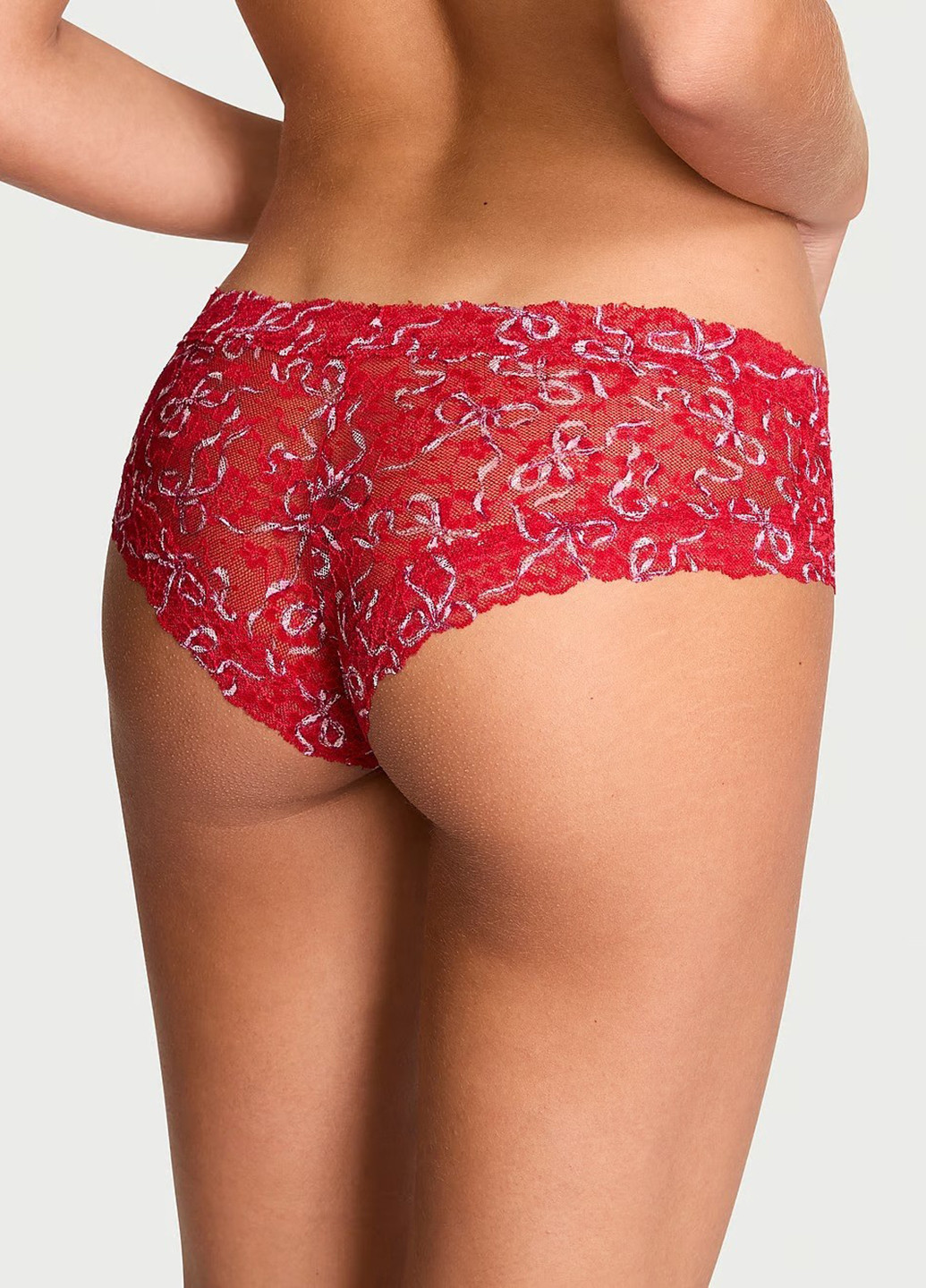 Красный демисезонный комплект (бюстгальтер, трусики) Victoria's Secret