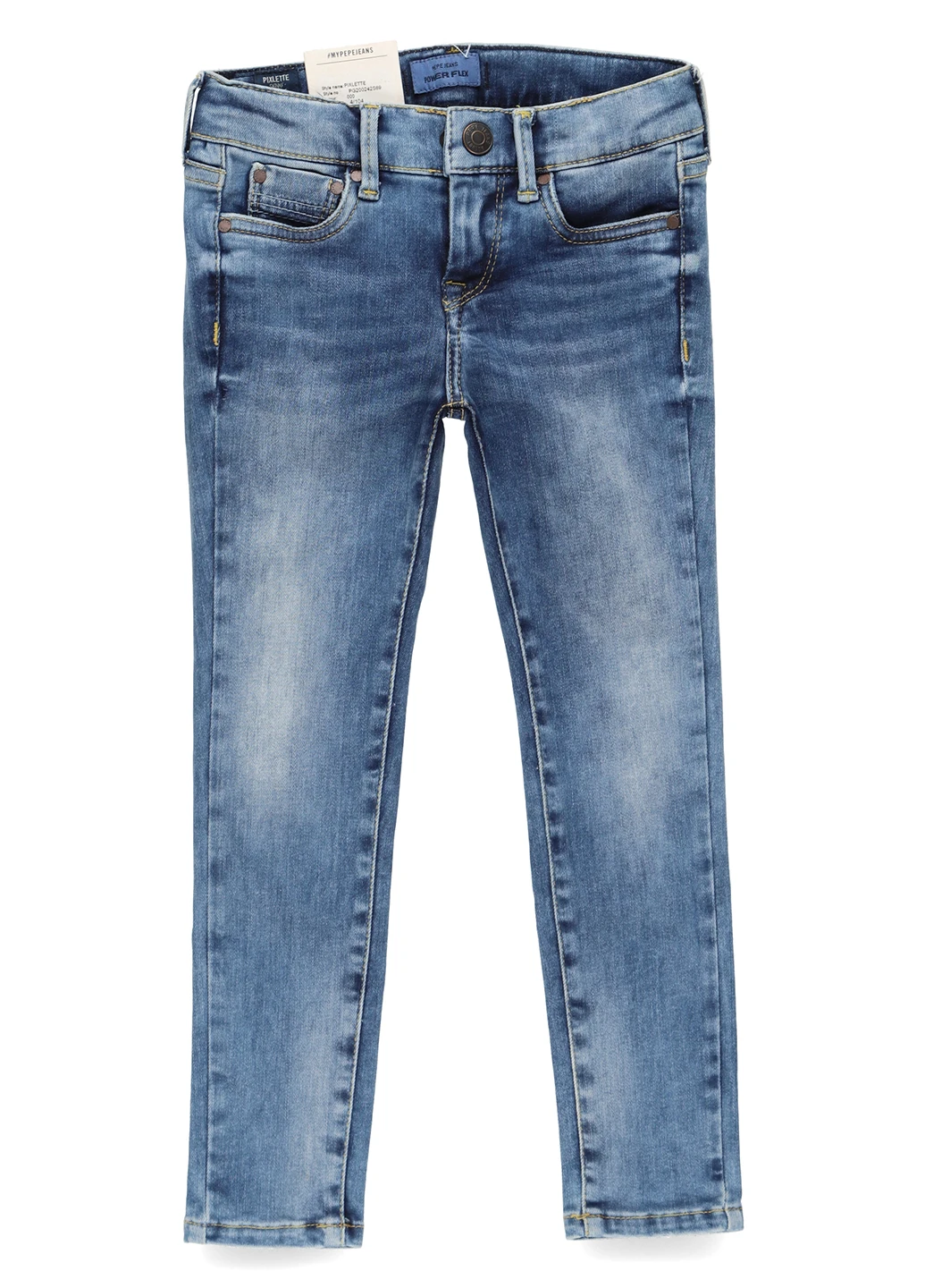 Синие демисезонные зауженные джинсы Pepe Jeans