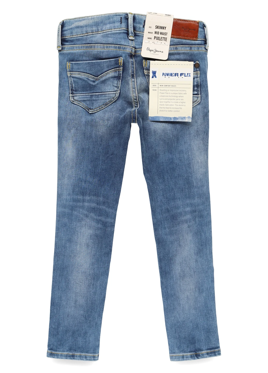 Синие демисезонные зауженные джинсы Pepe Jeans