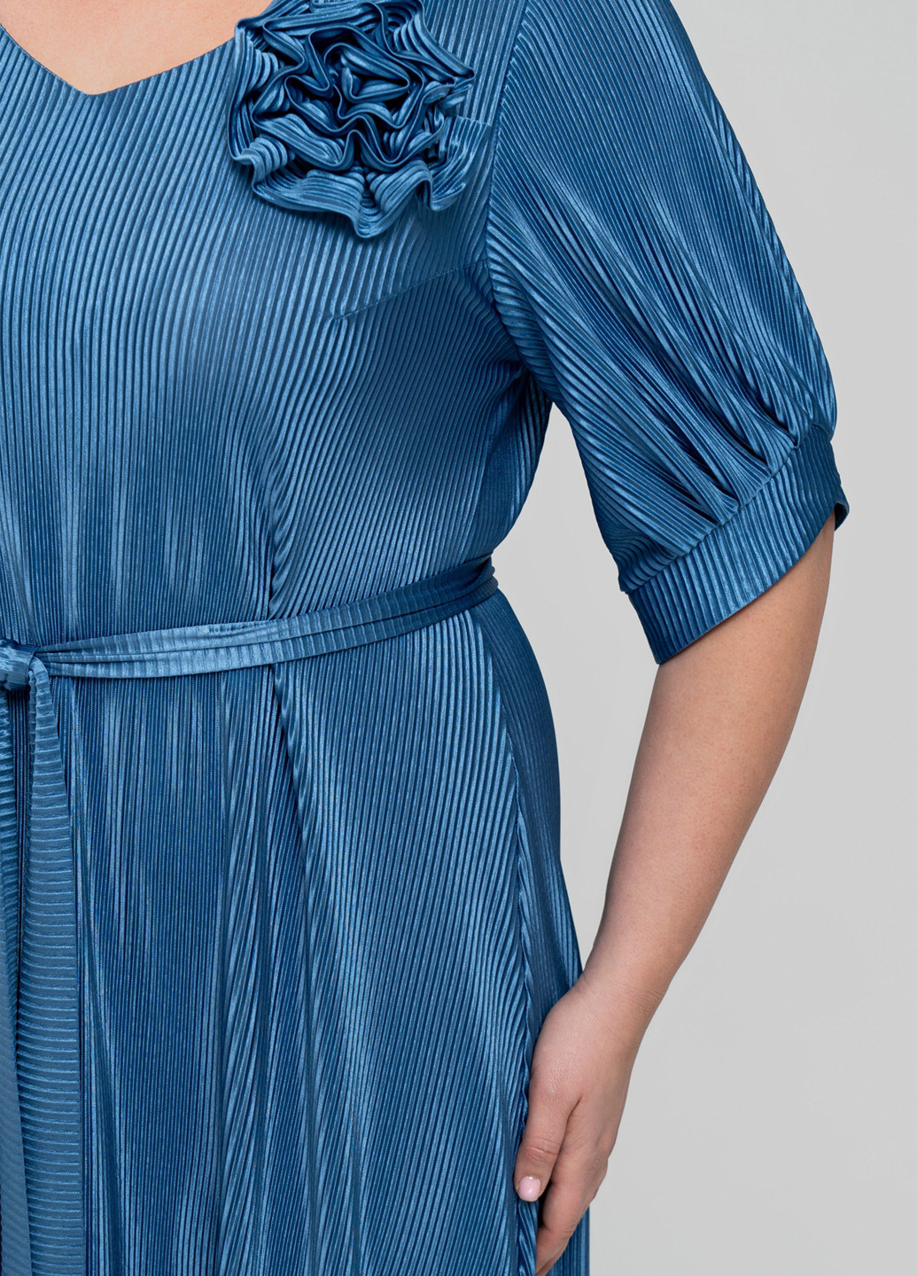 Синя кежуал сукня а-силует A'll Posa однотонна