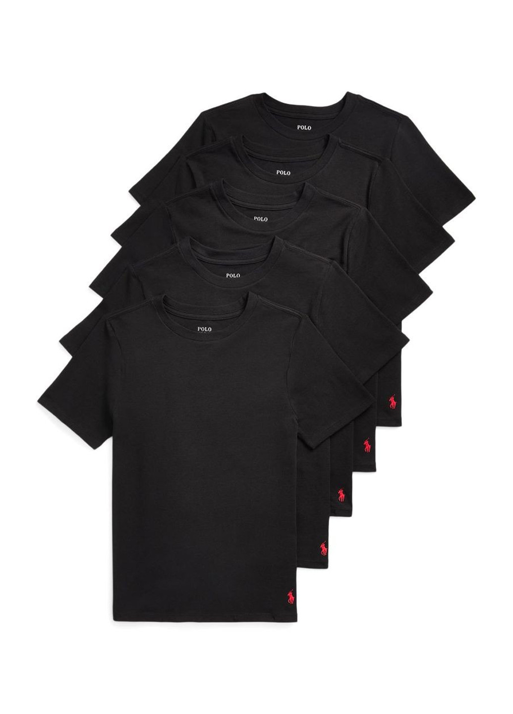 Чорна демісезонна футболка (5 шт.) Ralph Lauren