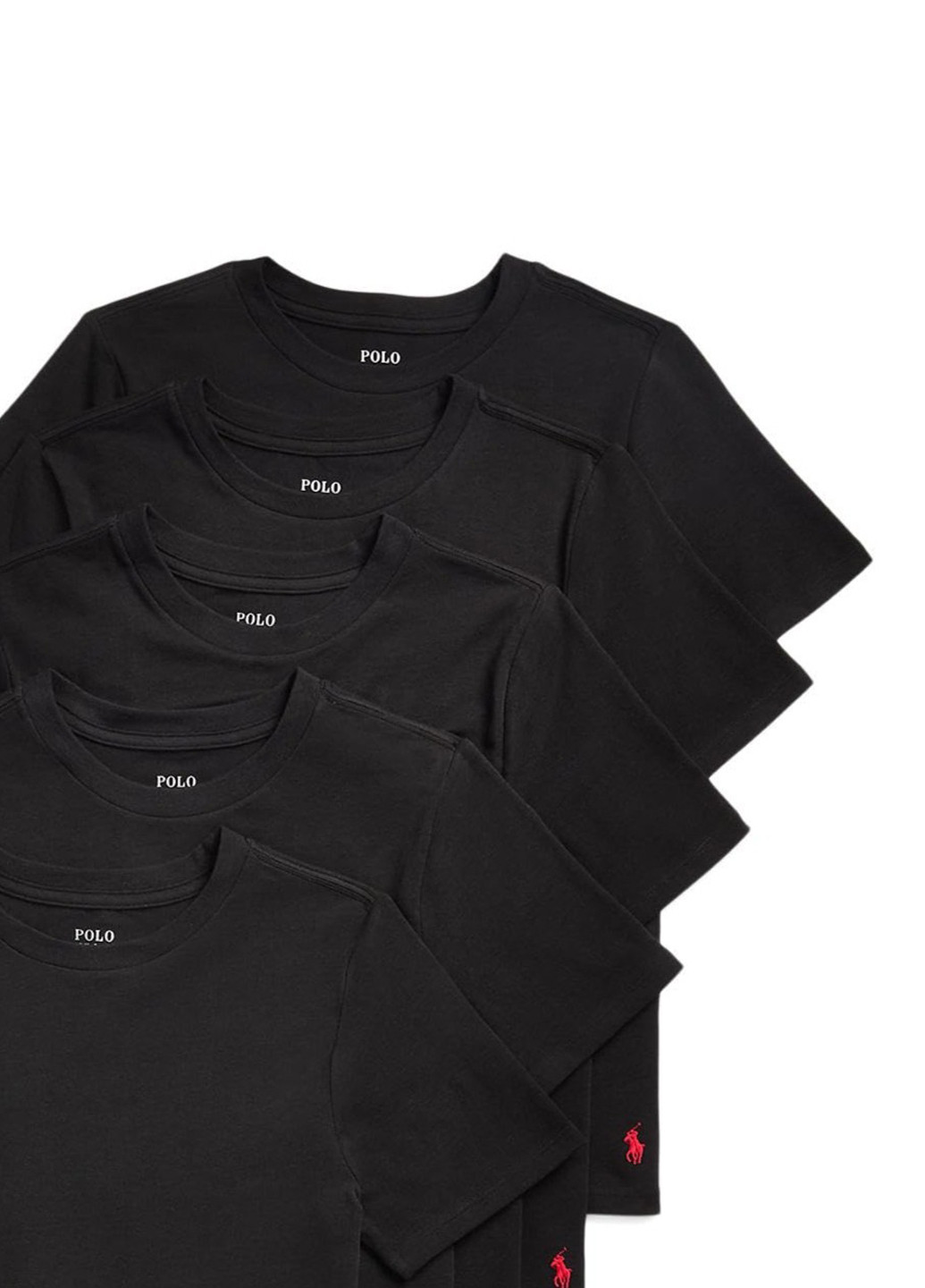 Чорна демісезонна футболка (5 шт.) Ralph Lauren