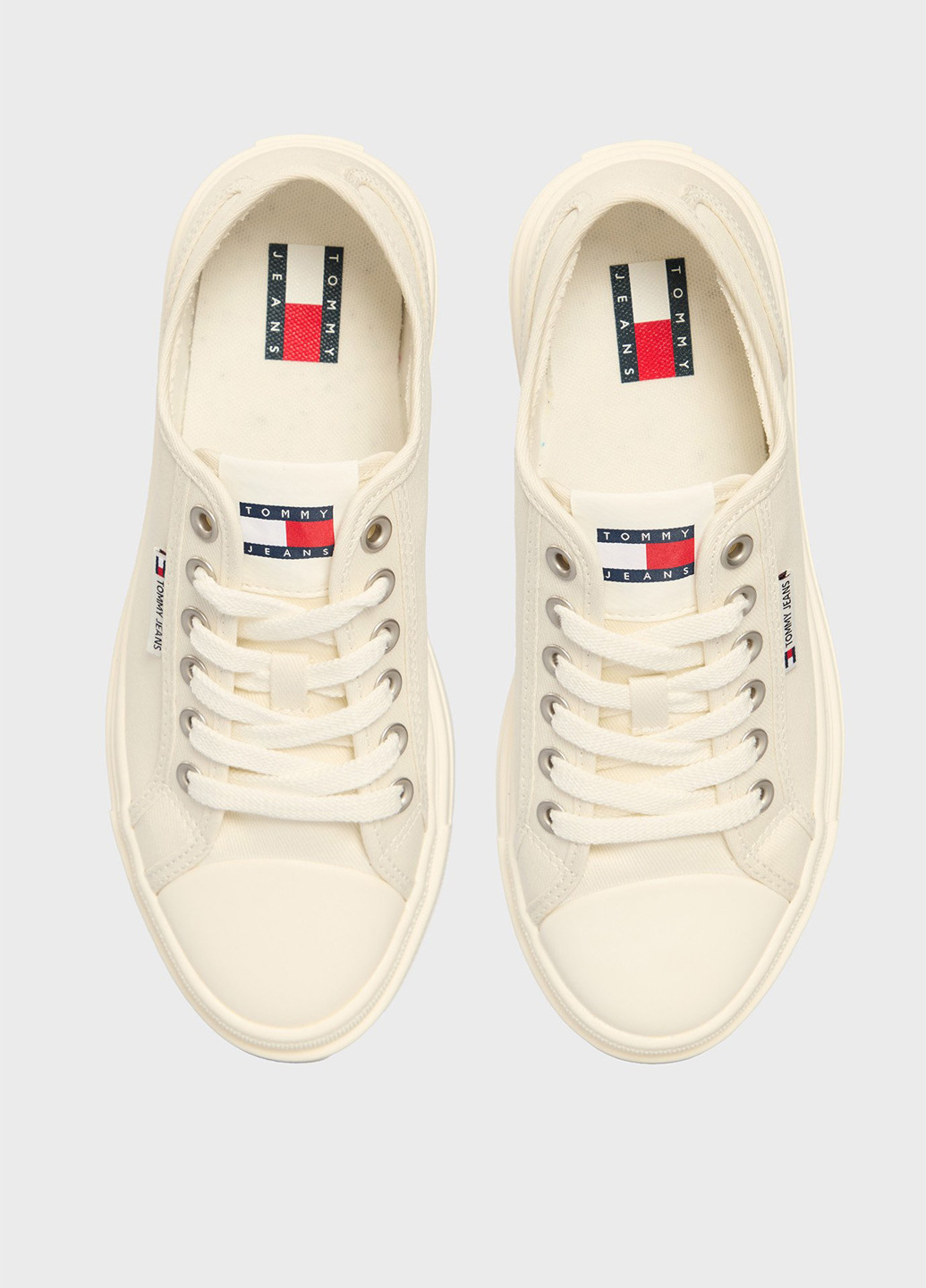 Молочные кеды Tommy Jeans