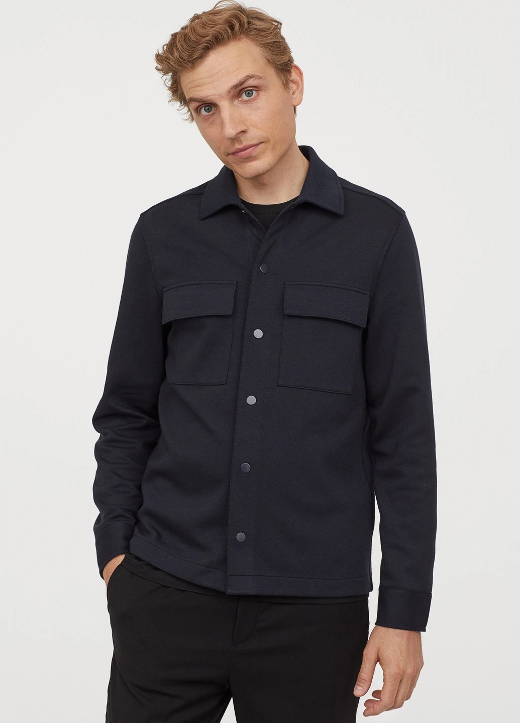 Темно-синя куртка легка,темно-синій, H&M