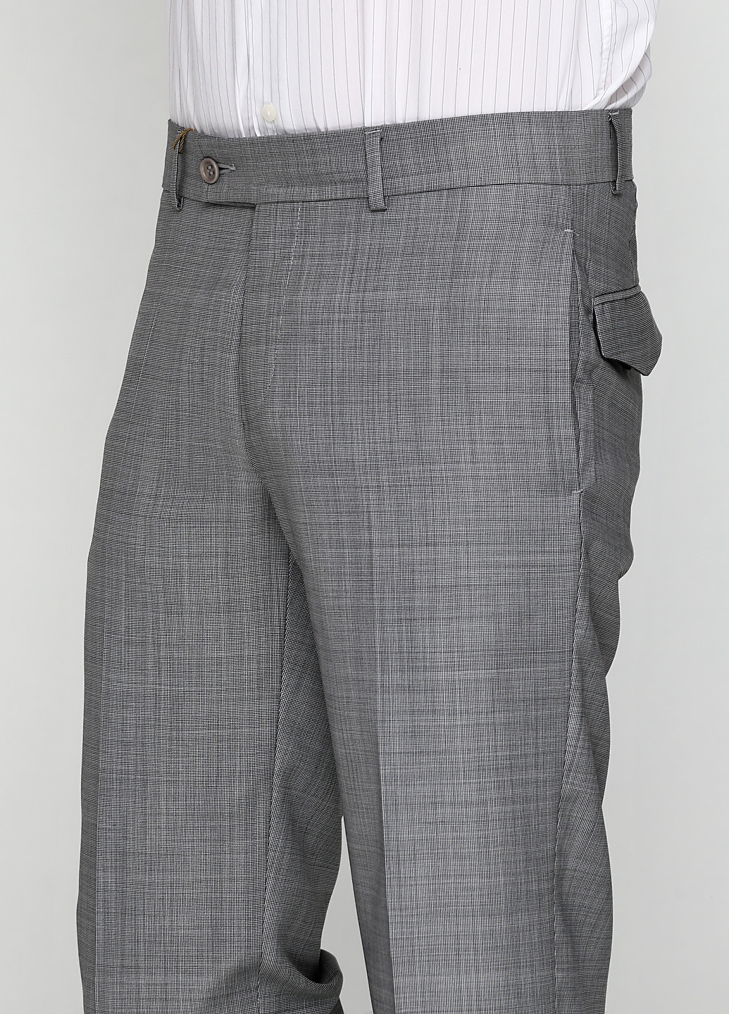 Серые кэжуал демисезонные прямые брюки Bagozza