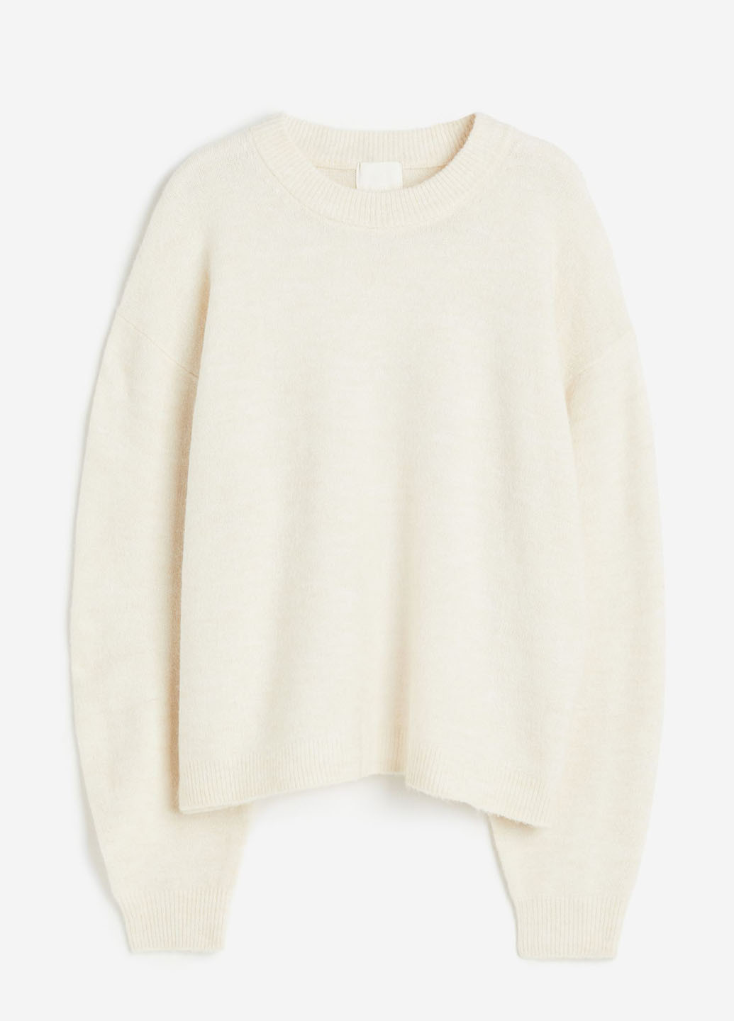 Кремовий демісезонний джемпер оверсайз H&M