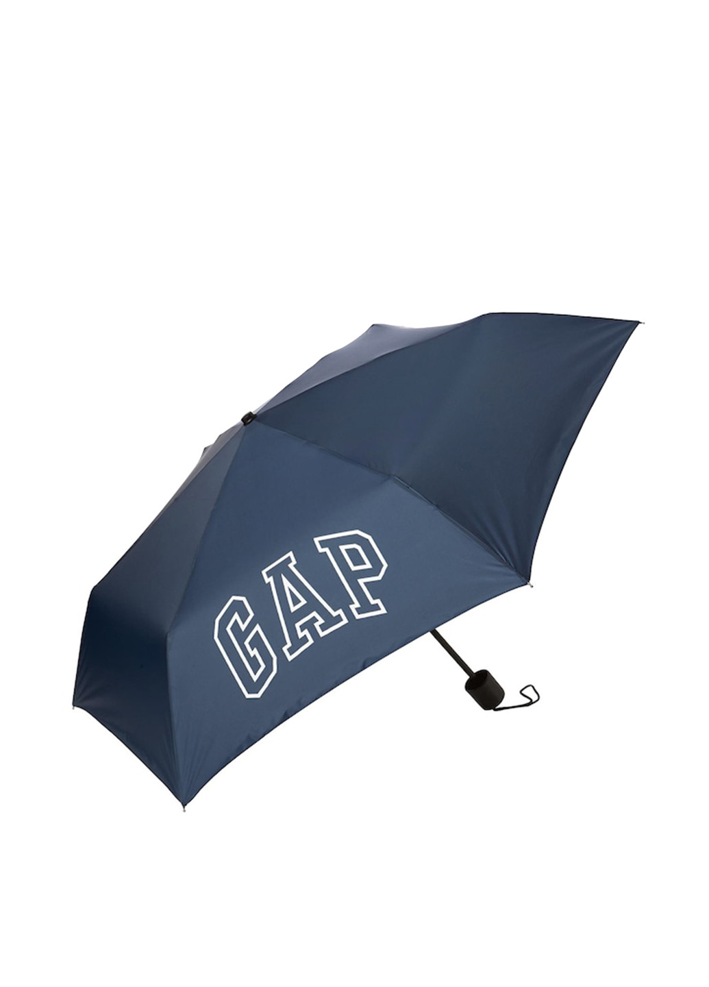 Парасолька Gap складний логотип темно-синя