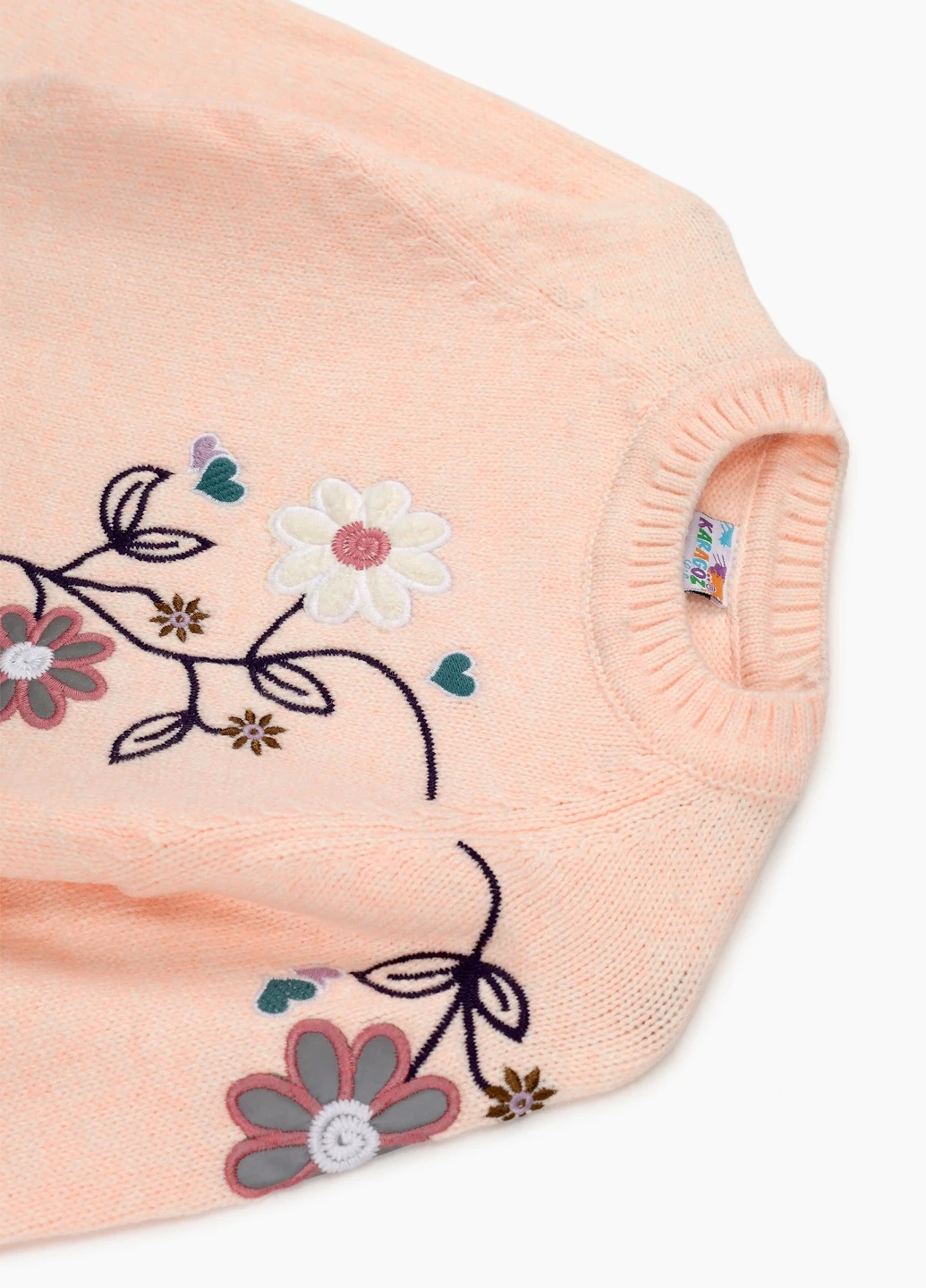 Персиковий зимовий светр Safari
