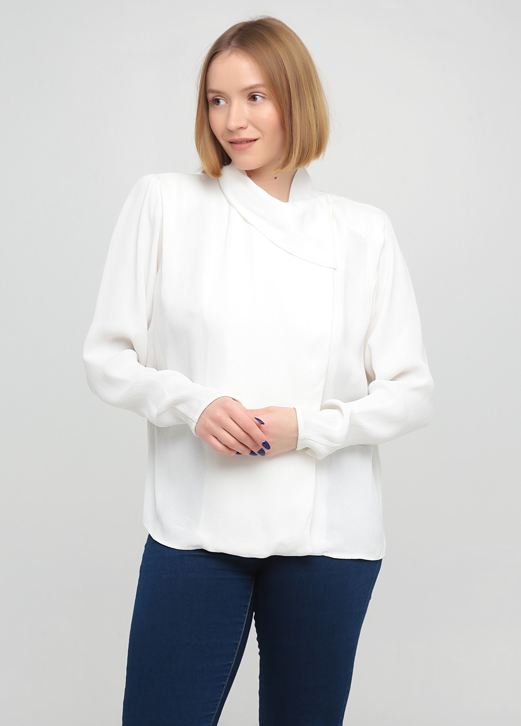 Біла демісезонна блуза Massimo Dutti
