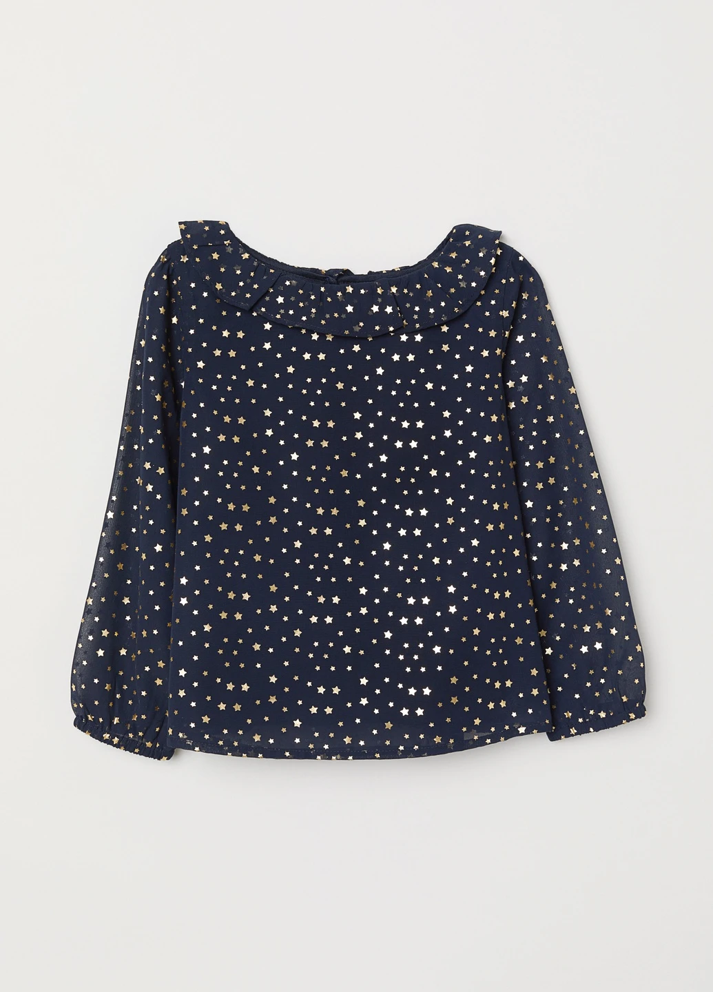 Блуза демісезон,синій в візерунки, H&M (254698457)