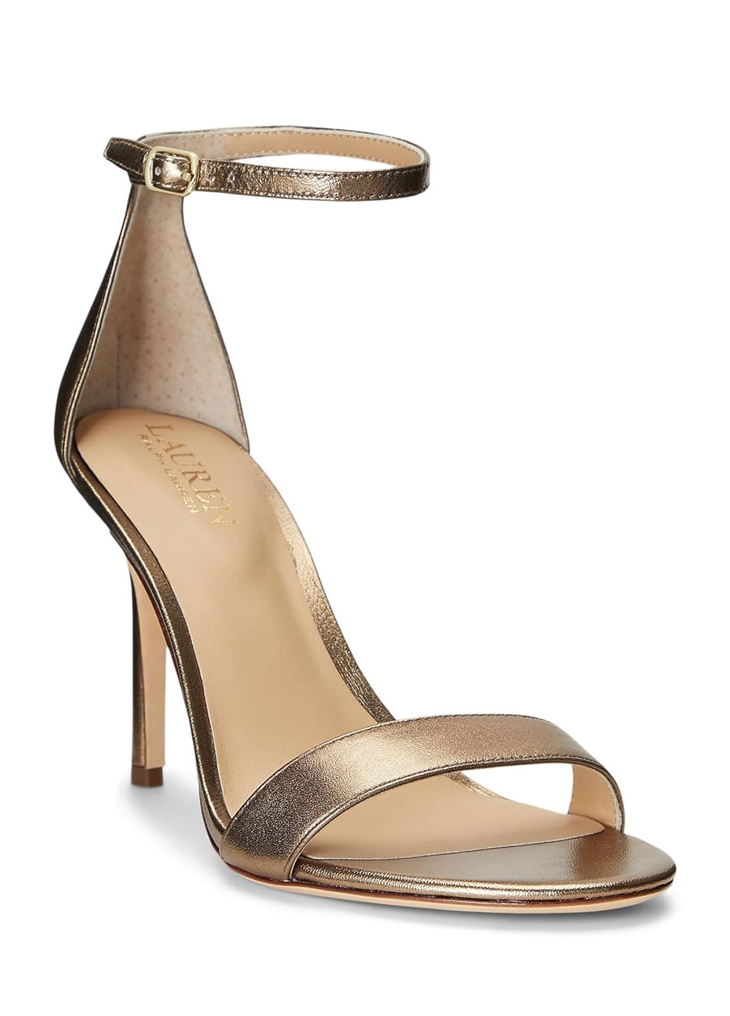 Коричневые босоножки Ralph Lauren с ремешком