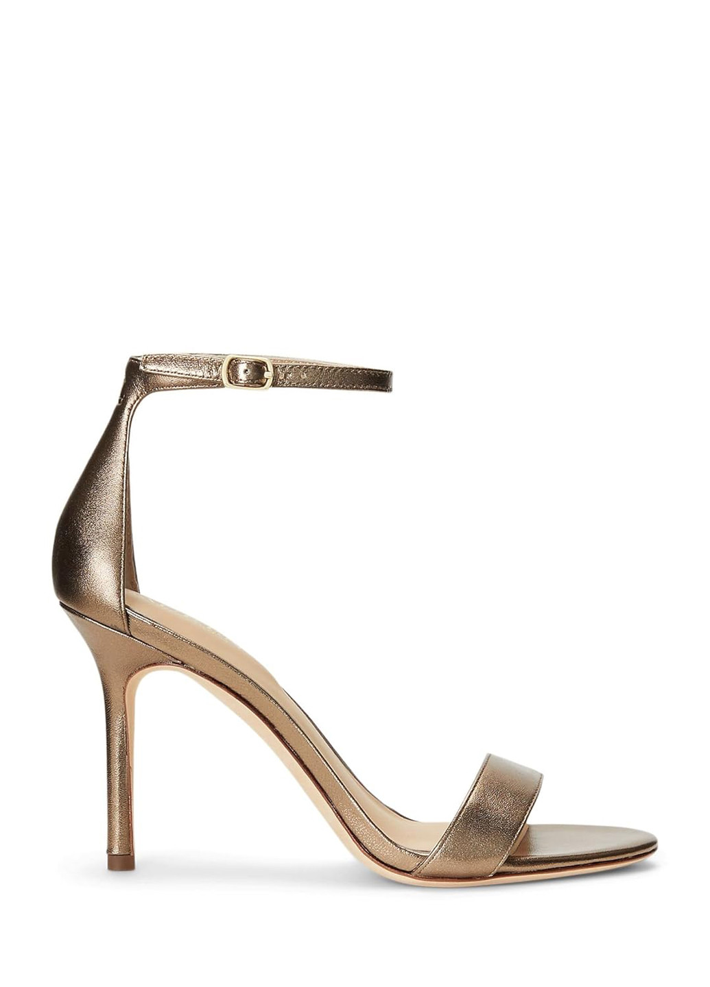 Коричневые босоножки Ralph Lauren с ремешком