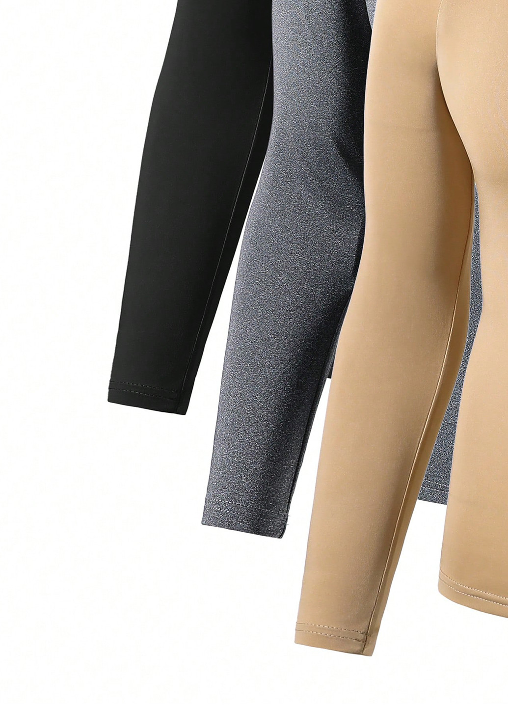 Коричневый демисезонный кэжуал лонгслив SHEIN однотонный