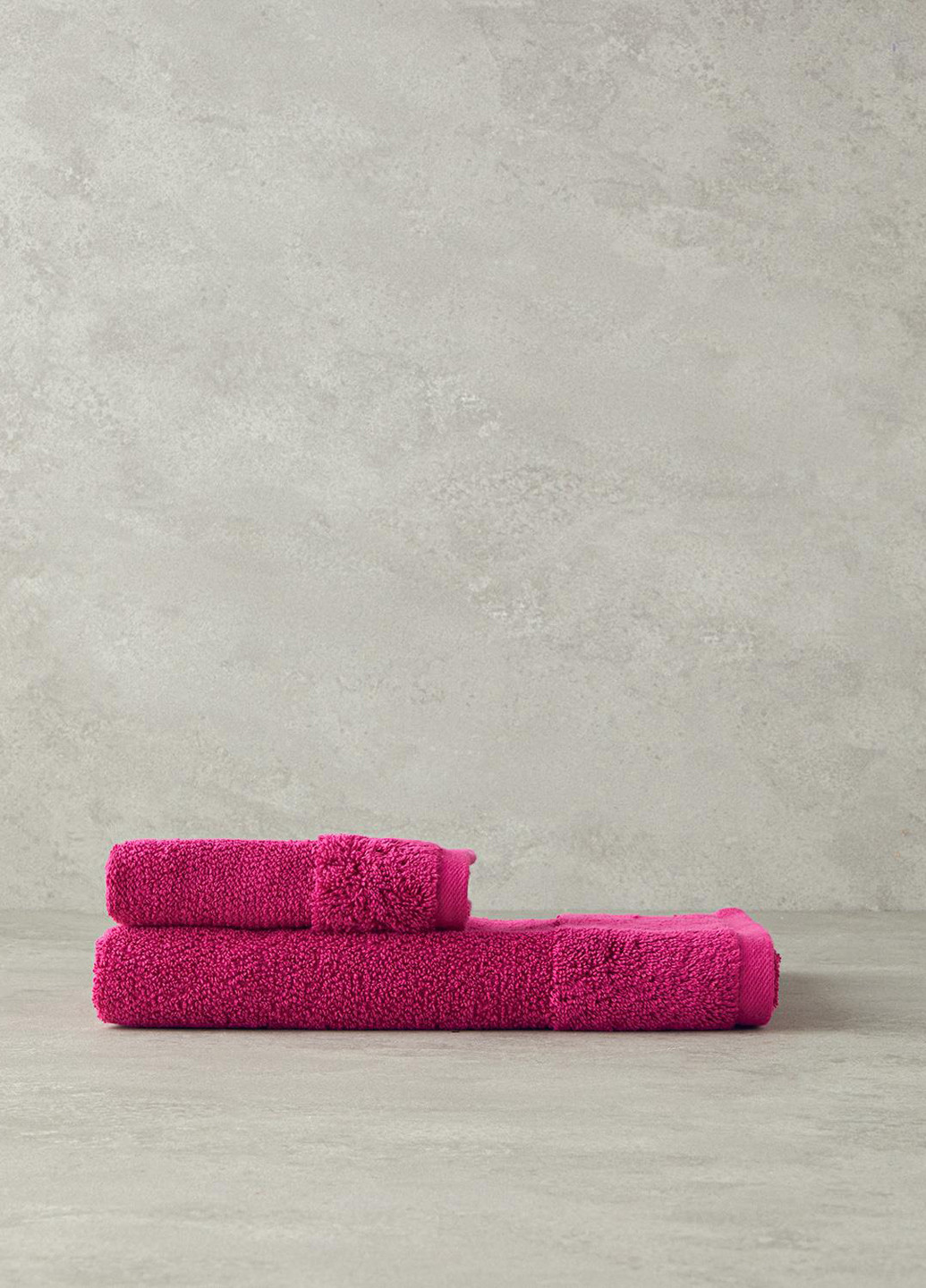 English Home полотенце для рук, 30х45 см однотонный малиновый производство - Турция